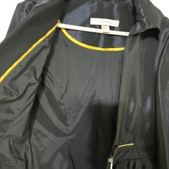 Andy The-Anh women's two-tone single button long sleeve blazer size 8 - Picture 6 of 11